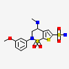 (R)-3,4-DIHYDRO-2-(3-METHOXYPHENYL)-4-METHYLAMINO-2H-THIENO[3,2-E]-1,2-THIAZINE-6-SULFONAMIDE-1,1-DIOXIDE