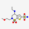 (R)-4-ETHYLAMINO-3,4-DIHYDRO-2-(2-METHOYLETHYL)-2H-THIENO[3,2-E]-1,2-THIAZINE-6-SULFONAMIDE-1,1-DIOXIDE