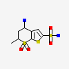 (4S-TRANS)-4-(AMINO)-5,6-DIHYDRO-6-METHYL-4H-THIENO (2,3-B)THIOPYRAN-2-SULFONAMIDE-7,7-DIOXIDE