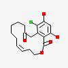 (5e)-14-Chloro-15,17-Dihydroxy-4,7,8,9,10,11-Hexahydro-2-Benzoxacyclopentadecine-1,12(3h,13h)-Dione