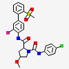 (2r,4r)-N~1~-(4-Chlorophenyl)-N~2~-[3-Fluoro-2'-(Methylsulfonyl)biphenyl-4-Yl]-4-Methoxypyrrolidine-1,2-Dicarboxamide