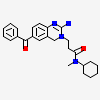3-(2-AMINO-6-BENZOYLQUINAZOLIN-3(4H)-YL)-N-CYCLOHEXYL-N-METHYLPROPANAMIDE