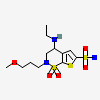 (+)-4-ETHYLAMINO-3,4-DIHYDRO-2-(METHOXY)PROPYL-2H-THIENO[3,2-E]-1,2-THIAZINE-6-SULFONAMIDE-1,1-DIOXIDE