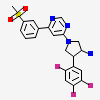 (3R,4S)-1-{6-[3-(METHYLSULFONYL)PHENYL]PYRIMIDIN-4-YL}-4-(2,4,5-TRIFLUOROPHENYL)PYRROLIDIN-3-AMINE