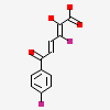 3-fluoro-6-(4-fluorophenyl)-2-hydroxy-6-oxohexa-2,4-dienoic acid