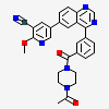 5-{4-[3-(4-acetylpiperazine-1-carbonyl)phenyl]quinazolin-6-yl}-2-methoxypyridine-3-carbonitrile