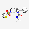 2-phenyl-N-(propan-2-yl)-6-[(thiophen-2-yl)sulfonyl]-4,5,6,7-tetrahydro-1H-pyrrolo[2,3-c]pyridine-1-carboxamide