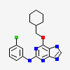 6-CYCLOHEXYLMETHOXY-2-(3'-CHLOROANILINO) PURINE