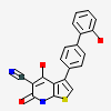 3-[4-(2-hydroxyphenyl)phenyl]-4-oxidanyl-6-oxidanylidene-7H-thieno[2,3-b]pyridine-5-carbonitrile