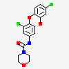 N-[3-CHLORO-4-(4-CHLORO-2-HYDROXYPHENOXY)PHENYL]MORPHOLINE-4-CARBOXAMIDE