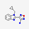4-[1-(cyclopropylmethyl)-1H-benzimidazol-2-yl]-1,2,5-oxadiazol-3-amine