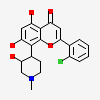 2-(2-CHLORO-PHENYL)-5,7-DIHYDROXY-8-(3-HYDROXY-1-METHYL-PIPERIDIN-4-YL)-4H-BENZOPYRAN-4-ONE