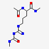 (2S)-2-acetamido-N-methyl-5-[[N-(methylcarbamoyl)carbamimidoyl]amino]pentanamide