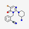 2-({2-[(3R)-3-aminopiperidin-1-yl]-5-bromo-6-oxopyrimidin-1(6H)-yl}methyl)benzonitrile