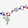 1-acetyl-4-(4-{[(2R,4S)-2-(2,4-dichlorophenyl)-2-(1H-imidazol-1-ylmethyl)-1,3-dioxolan-4-yl]methoxy}phenyl)piperazine