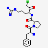 D-phenylalanyl-N-[(3S)-6-carbamimidamido-1-chloro-2-oxohexan-3-yl]-L-prolinamide