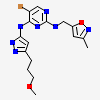 5-bromo-N~4~-[3-(3-methoxypropyl)-1H-pyrazol-5-yl]-N~2~-[(3-methyl-1,2-oxazol-5-yl)methyl]pyrimidine-2,4-diamine