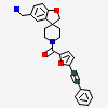 (5-(aminomethyl)-2H-spiro[benzofuran-3,4'-piperidine]-1'-yl)(5-(phenylethynyl)furan-2-yl)methanone