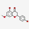 (2S)-5-hydroxy-2-(4-hydroxyphenyl)-7-methoxy-2,3-dihydro-4H-chromen-4-one