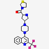 1,3-thiazolidin-3-yl[(2S,4S)-4-{4-[2-(trifluoromethyl)quinolin-4-yl]piperazin-1-yl}pyrrolidin-2-yl]methanone