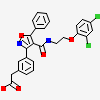 (3-{4-[2-(2,4-DICHLORO-PHENOXY)-ETHYLCARBAMOYL]-5-PHENYL-ISOXAZOL-3-YL}-PHENYL)-ACETIC ACID