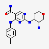 2-{[(3R,4R)-3-aminotetrahydro-2H-pyran-4-yl]amino}-4-[(4-methylphenyl)amino]pyrimidine-5-carboxamide