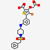 5-(3-{[1-(BENZYLSULFONYL)PIPERIDIN-4-YL]AMINO}PHENYL)-4-BROMO-3-(CARBOXYMETHOXY)THIOPHENE-2-CARBOXYLIC ACID