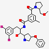 N-{(1s,2r)-1-(3,5-Difluorobenzyl)-2-Hydroxy-2-[(2r,4r)-4-Phenoxypyrrolidin-2-Yl]ethyl}-3-{[(2r)-2-(Methoxymethyl)pyrrolidin-1-Yl]carbonyl}-5-Methylbenzamide