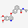 N-cyclopropyl-6-[(6,7-dimethoxyquinolin-4-yl)oxy]naphthalene-1-carboxamide