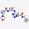 5-methyl-4-[(2-methyl-5-{[(3-morpholin-4-ylphenyl)carbonyl]amino}phenyl)amino]-N-[(1S)-1-phenylethyl]pyrrolo[2,1-f][1,2,4]triazine-6-carboxamide