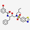 N-[(1S,2R)-3-{(1,3-BENZOTHIAZOL-6-YLSULFONYL)[(2S)-2-METHYLBUTYL]AMINO}-1-BENZYL-2-HYDROXYPROPYL]-3-HYDROXYBENZAMIDE