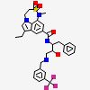 N-[(1S,2R)-1-benzyl-2-hydroxy-3-{[3-(trifluoromethyl)benzyl]amino}propyl]-7-ethyl-1-methyl-3,4-dihydro-1H-[1,2,5]thiadiazepino[3,4,5-hi]indole-9-carboxamide 2,2-dioxide