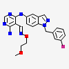 4-amino-6-{[1-(3-fluorobenzyl)-1H-indazol-5-yl]amino}pyrimidine-5-carbaldehyde O-(2-methoxyethyl)oxime