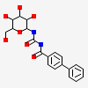 N-[(biphenyl-4-ylcarbonyl)carbamoyl]-beta-D-glucopyranosylamine