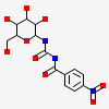 N-{[(4-nitrophenyl)carbonyl]carbamoyl}-beta-D-glucopyranosylamine