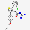 N-[amino(imino)methyl]-2-[2-(2-chlorophenyl)-4-(4-propoxyphenyl)-3-thienyl]acetamide