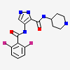 {[(2,6-difluorophenyl)carbonyl]amino}-n-piperidin-4-yl-1h-pyrazole-3-carboxamide