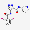 4-{[(2,6-difluorophenyl)carbonyl]amino}-N-[(3S)-piperidin-3-yl]-1H-pyrazole-3-carboxamide