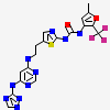 1-[5-methyl-2-(trifluoromethyl)furan-3-yl]-3-[(2Z)-5-(2-{[6-(1H-1,2,4-triazol-3-ylamino)pyrimidin-4-yl]amino}ethyl)-1,3-thiazol-2(3H)-ylidene]urea