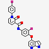 1-(4-fluorophenyl)-N-[3-fluoro-4-(1H-pyrrolo[2,3-b]pyridin-4-yloxy)phenyl]-2-oxo-1,2-dihydropyridine-3-carboxamide
