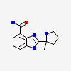 (2R)-2-(7-carbamoyl-1H-benzimidazol-2-yl)-2-methylpyrrolidinium