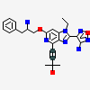 4-[2-(4-amino-1,2,5-oxadiazol-3-yl)-6-{[(2R)-2-amino-3-phenylpropyl]oxy}-1-ethyl-1H-imidazo[4,5-c]pyridin-4-yl]-2-methylbut-3-yn-2-ol