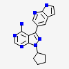 1-cyclopentyl-3-(1H-pyrrolo[2,3-b]pyridin-5-yl)-1H-pyrazolo[3,4-d]pyrimidin-4-amine