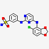 3-({4-[(5-chloro-1,3-benzodioxol-4-yl)amino]pyrimidin-2-yl}amino)benzenesulfonamide