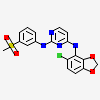 N'-(5-chloro-1,3-benzodioxol-4-yl)-N-(3-methylsulfonylphenyl)pyrimidine-2,4-diamine