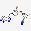 3-[2-bromo-4-(1H-pyrazolo[3,4-c]pyridazin-3-ylmethyl)phenoxy]-5-methylbenzonitrile