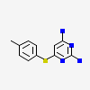 6-[(4-methylphenyl)sulfanyl]pyrimidine-2,4-diamine