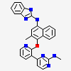N-[3-methyl-4-({3-[2-(methylamino)pyrimidin-4-yl]pyridin-2-yl}oxy)naphthalen-1-yl]-1H-benzimidazol-2-amine