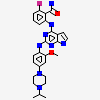 2-fluoro-6-{[2-({2-methoxy-4-[4-(1-methylethyl)piperazin-1-yl]phenyl}amino)-7H-pyrrolo[2,3-d]pyrimidin-4-yl]amino}benzamide