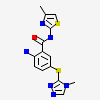 2-amino-N-(4-methyl-1,3-thiazol-2-yl)-5-[(4-methyl-4H-1,2,4-triazol-3-yl)sulfanyl]benzamide